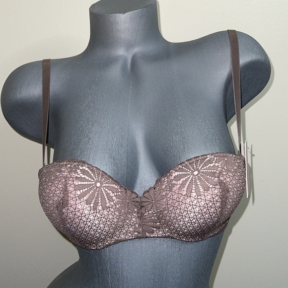 Super Push Up Extreme Padded Maximum Lift Lace Multi-way Strapless Bra. - Picture 1 of 14